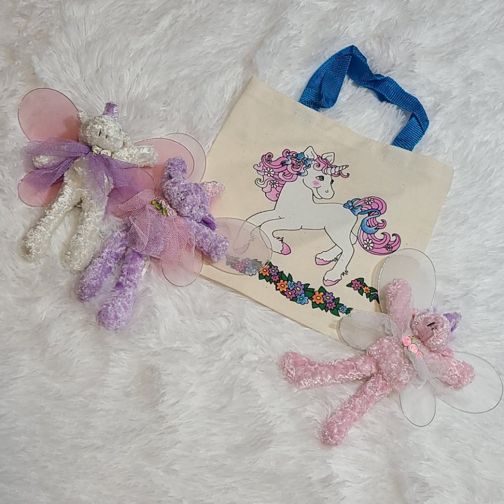 Unicorn Fairy Bundle with Blue Handled Bag